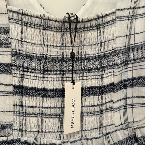 NWT Heartloom Peplum Tank Dress - Navy - Picture 3 of 3